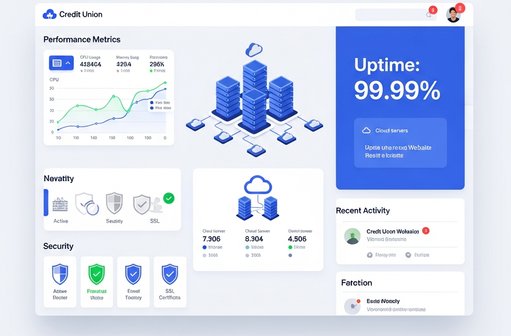 The Ultimate Guide to Credit Union Website Hosting: Cloud vs VPS vs Dedicated Servers – Performance, Security, and Cost Optimization for 2026