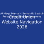 credit union website navigation