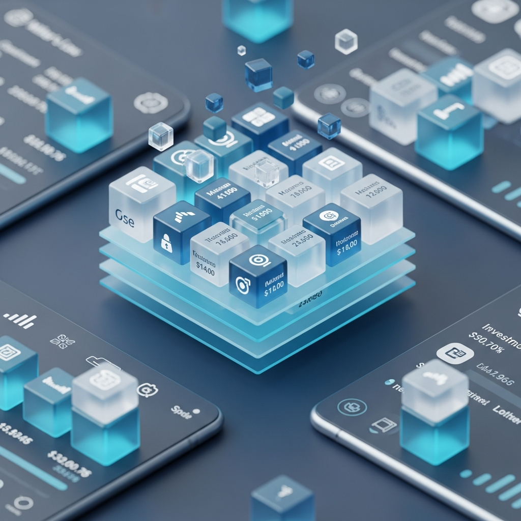 AI-driven organization of financial data cubes for a credit union member