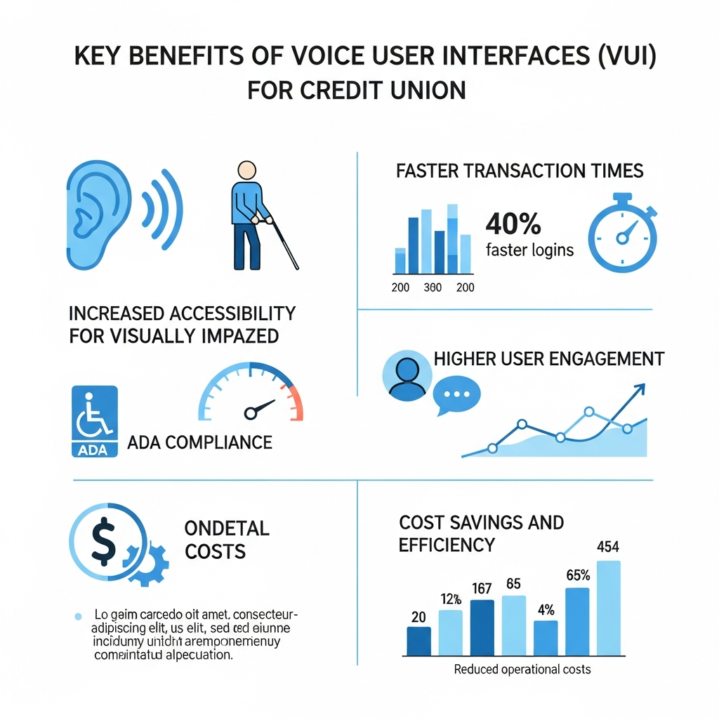 Infographic of VUI benefits for credit unions