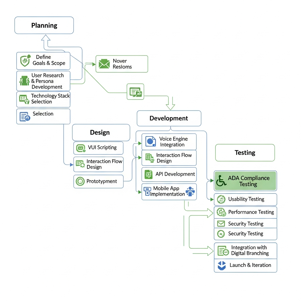 VUI implementation roadmap flowchart