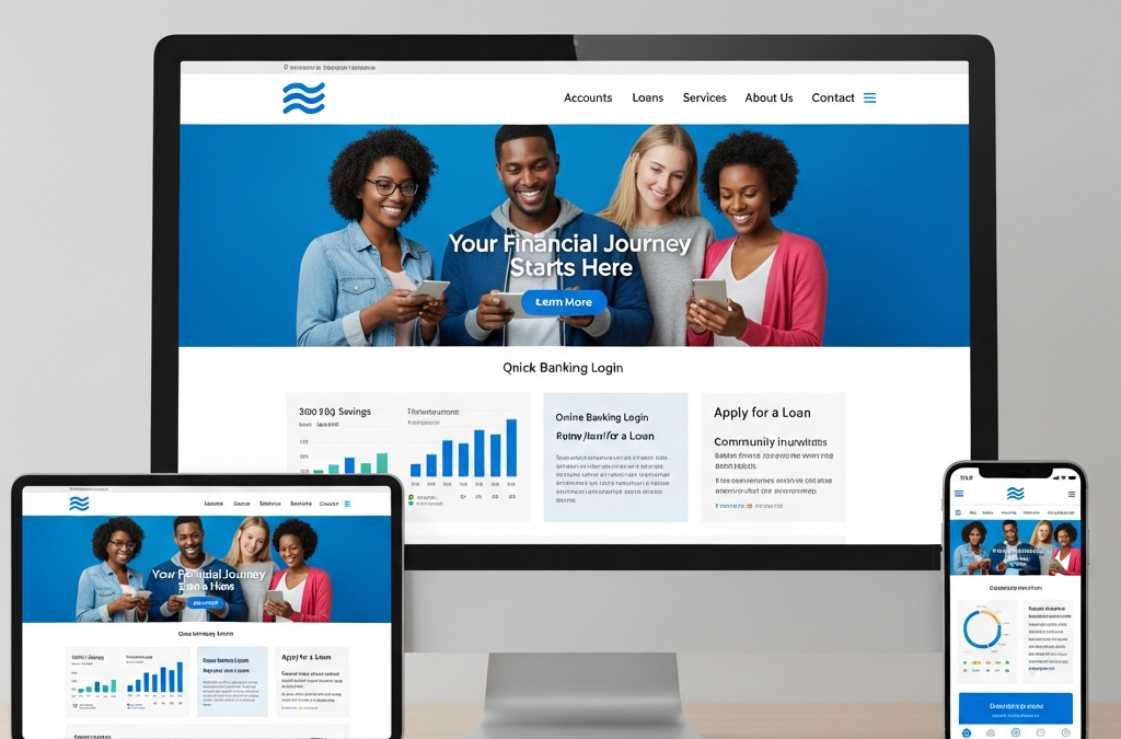 credit union website design analytics