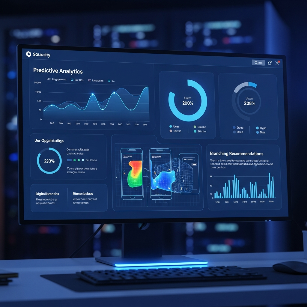 Predictive analytics dashboard for credit union UX optimization