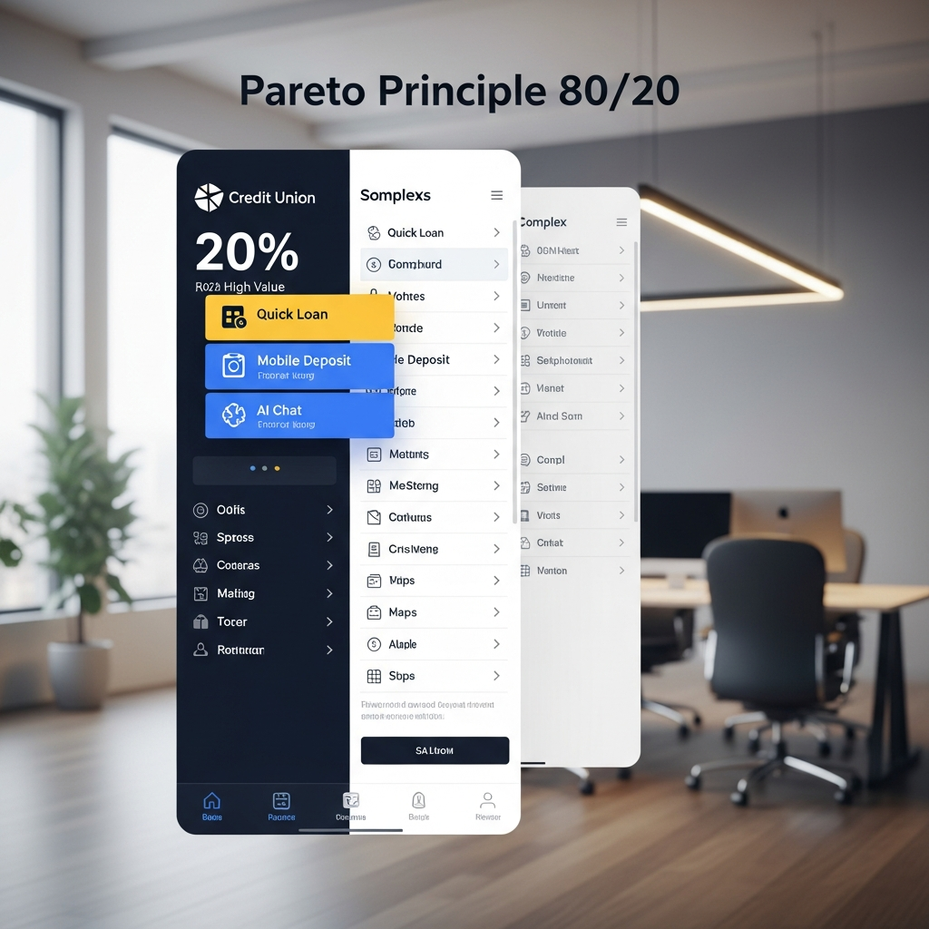 The Pareto Principle in 2026 Credit Union Web Design: Architecting High ...