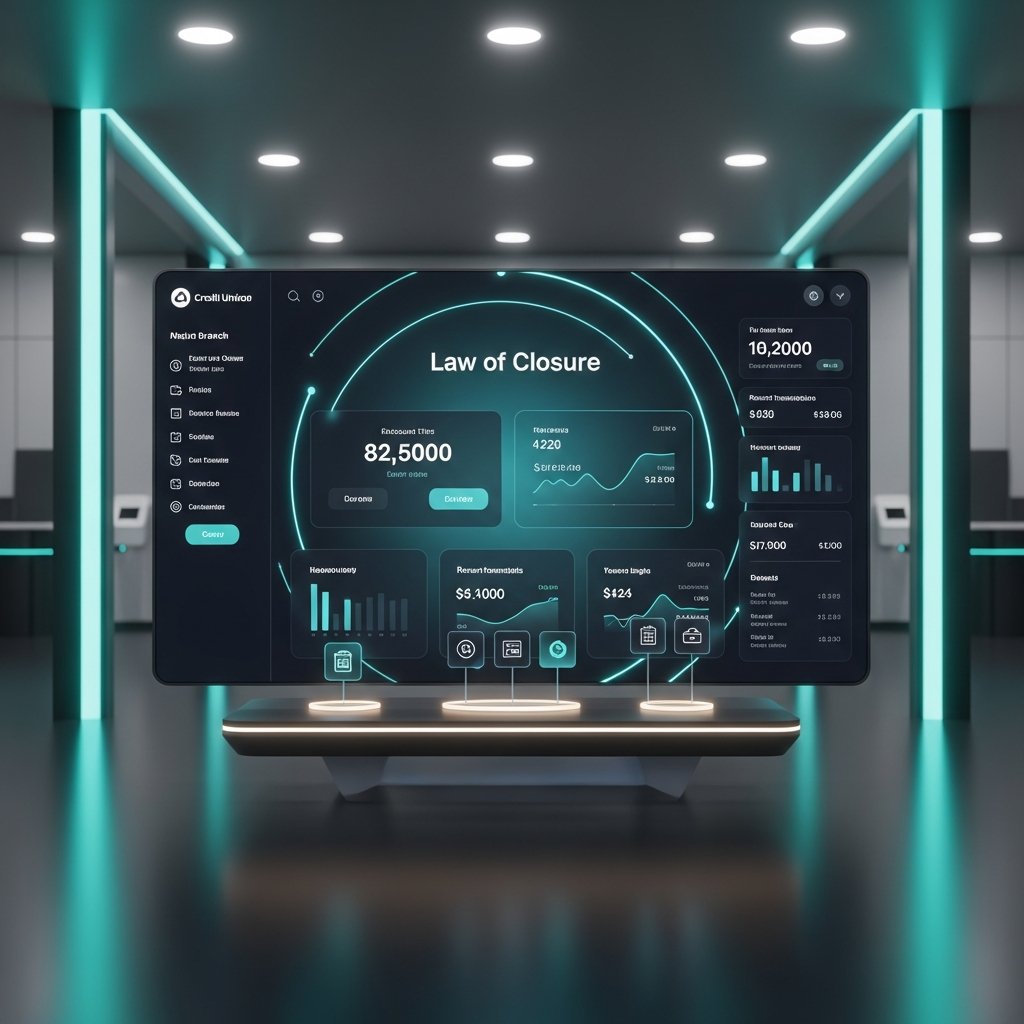 The Law of Closure in 2026 Credit Union UI Design: Architecting ...