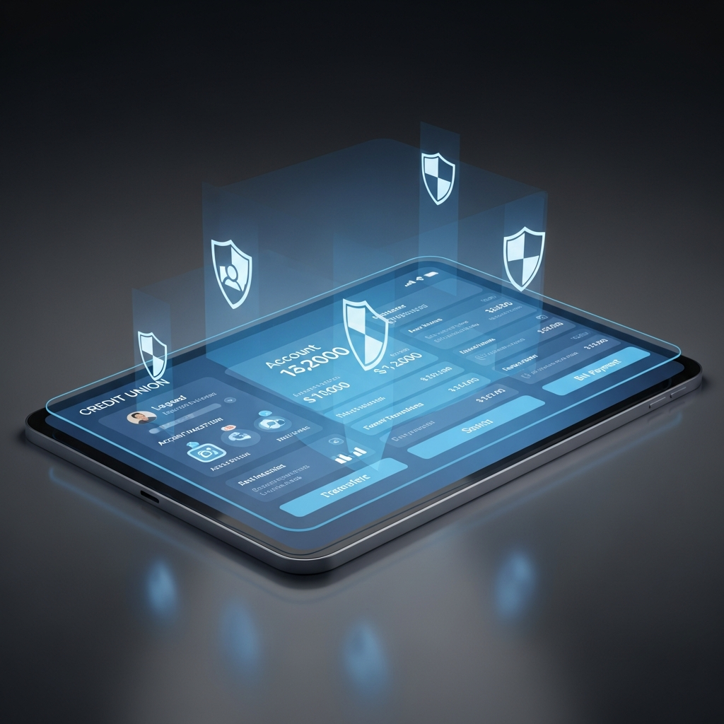 Futuristic interface visualization