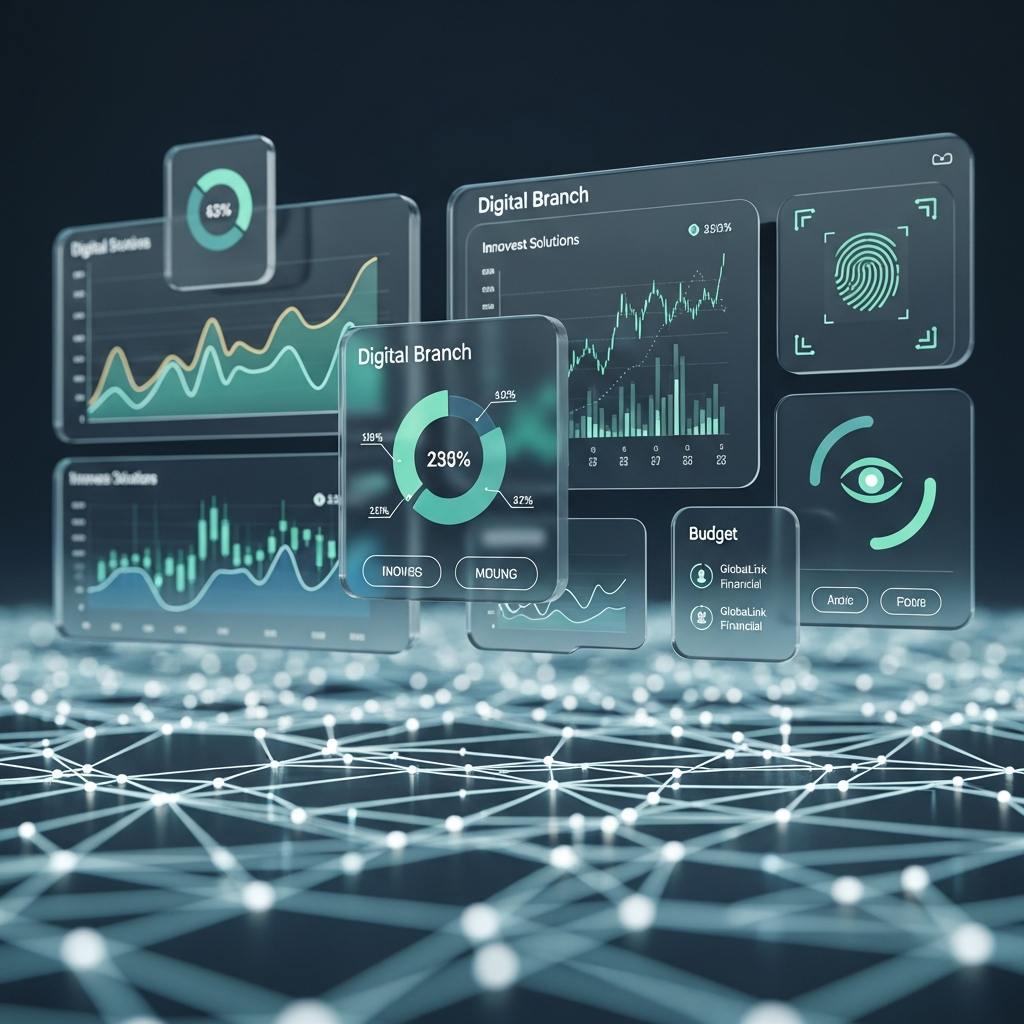 Futuristic Digital Branch Interface