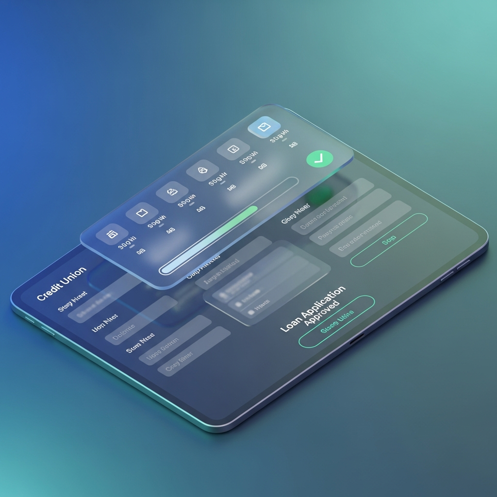 Digital Loan Interface with Progress Tracking