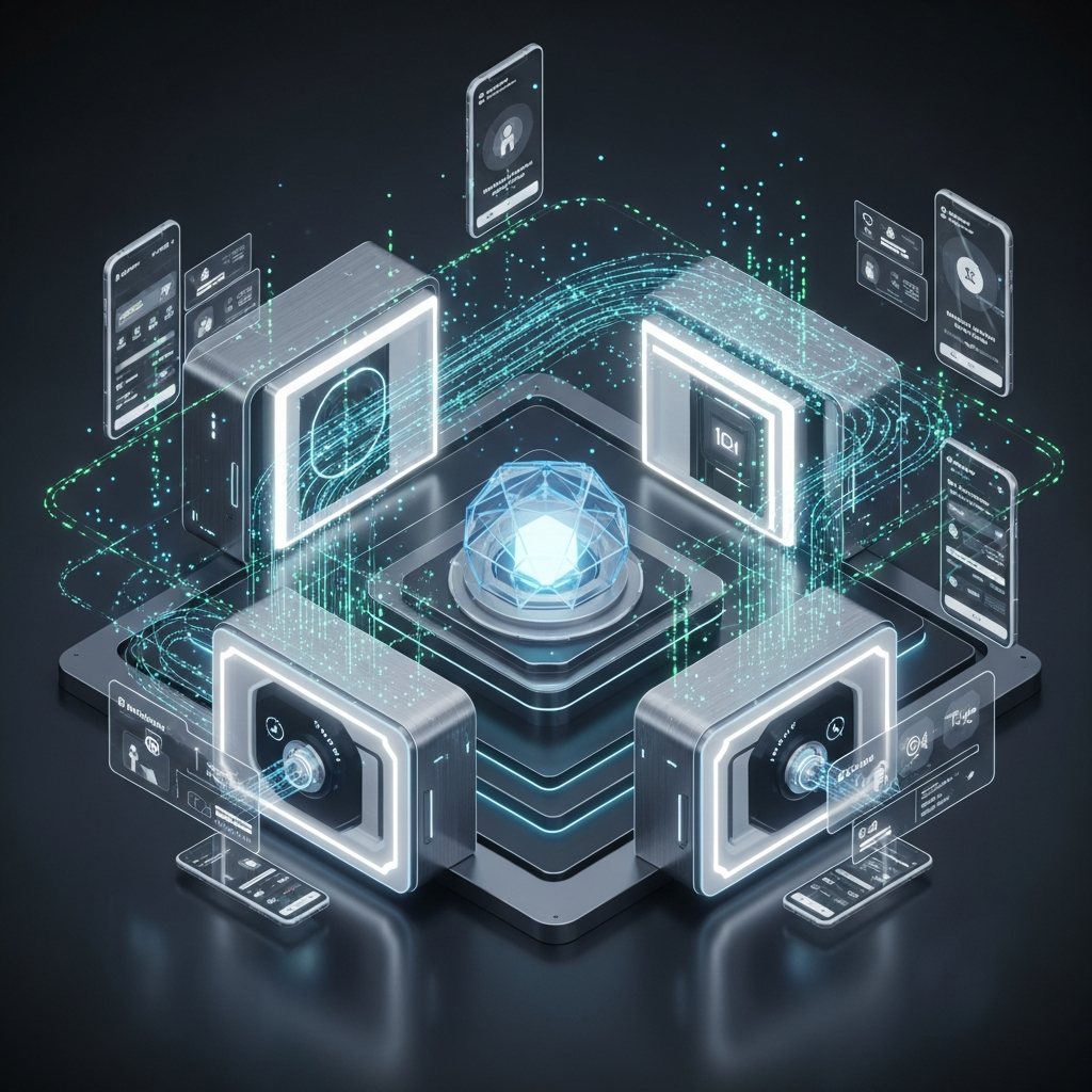 Futuristic Credit Union Digital Branch Architecture