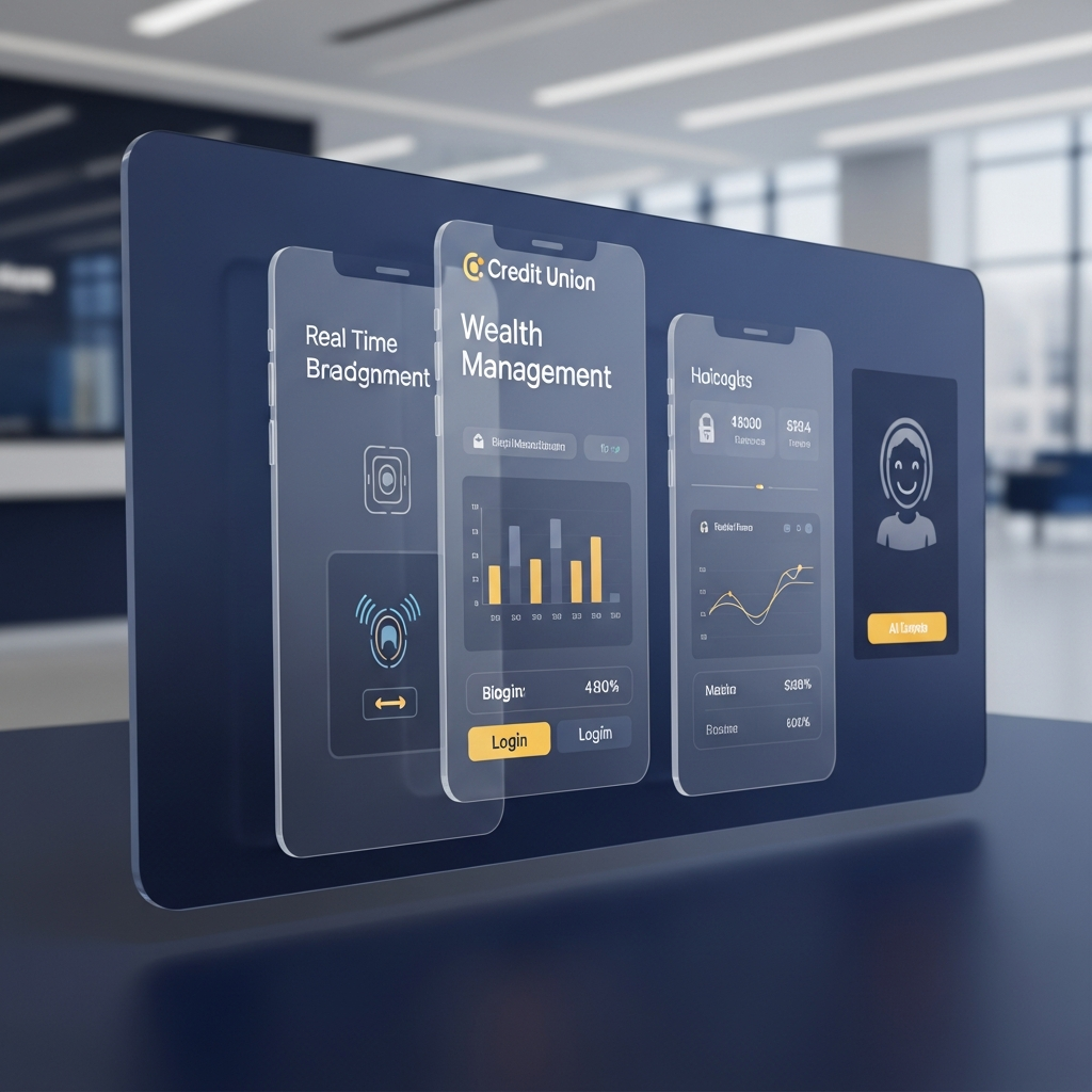 Advanced Data Visualization in Credit Union Wealth Management Dashboard