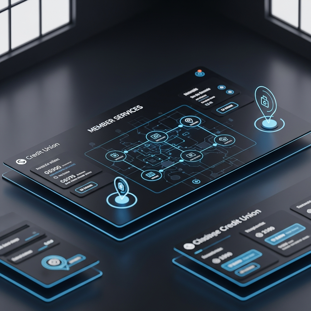 Clean Minimalist Fintech Visual Hierarchy