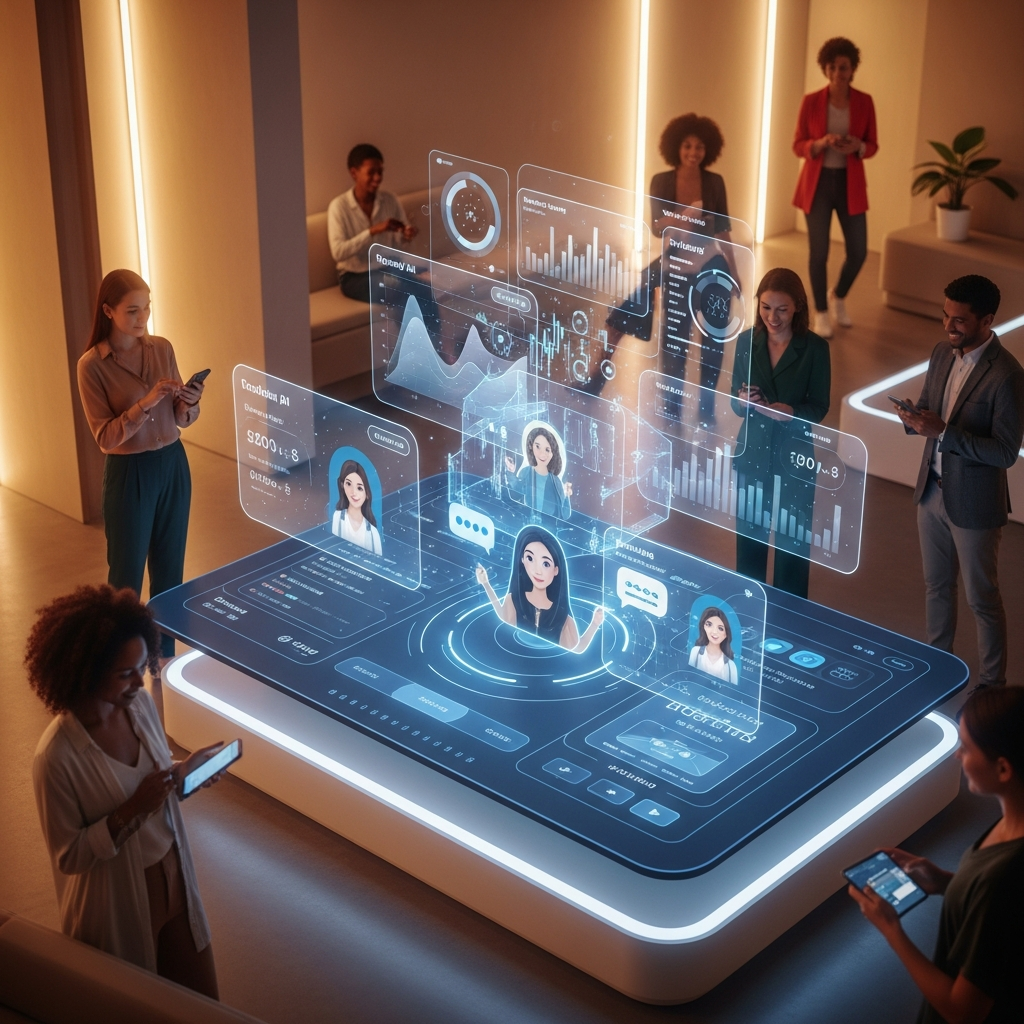 Accessible Credit Union AI Interface with Holographic Data