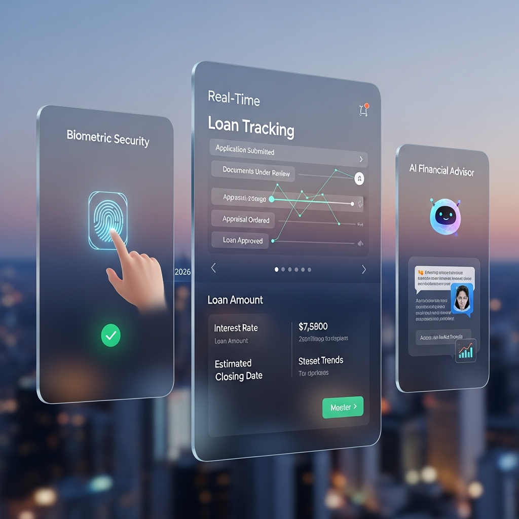 Biometric Mortgage Security Interface