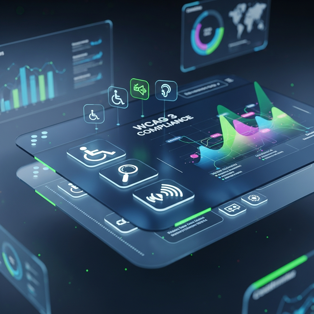 Accessible Banking UI demonstrating clear predictive design elements and high contrast
