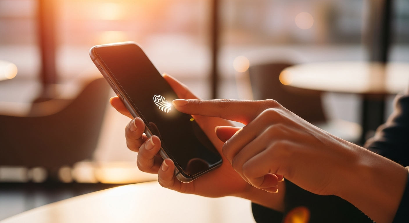 Digital trust and biometric authentication for credit union mobile banking