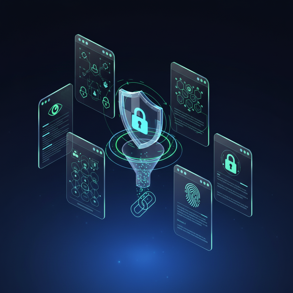 Cybersecurity and Trust - concept illustration