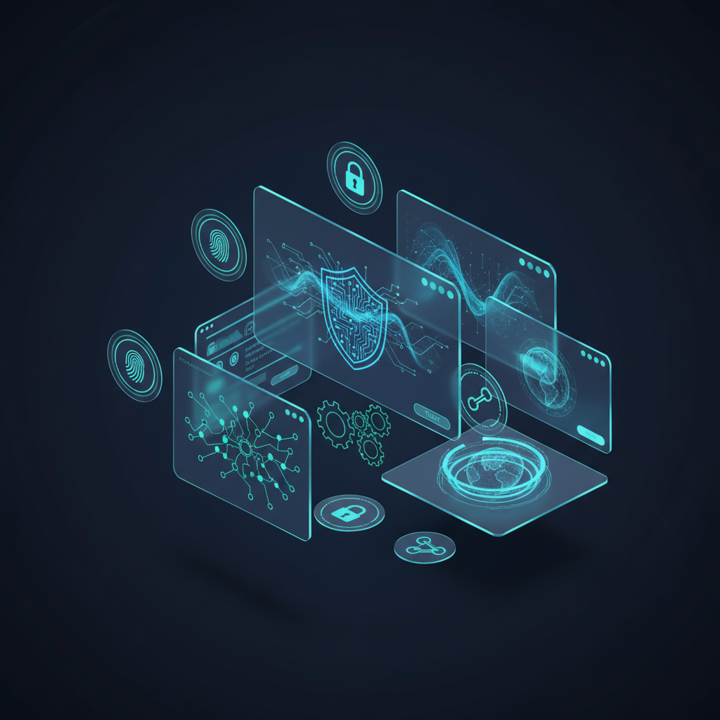Cybersecurity and Trust - concept illustration
