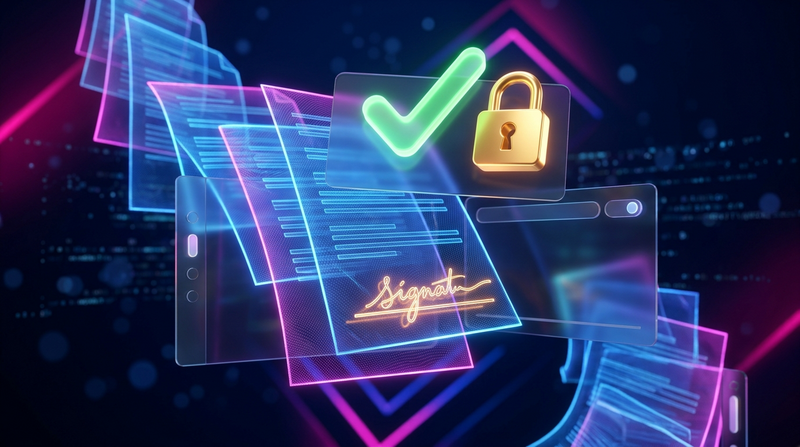 Digital mortgage eClosing experience with digital documents and secure electronic signature verification