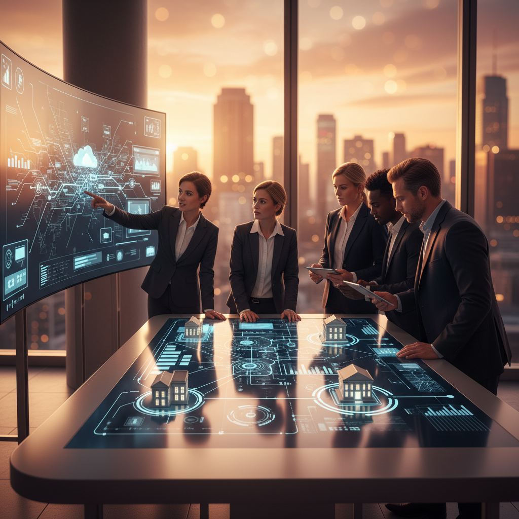 Branch-to-Digital Integration: Bridging the Physical and Virtual Worlds - concept illustration