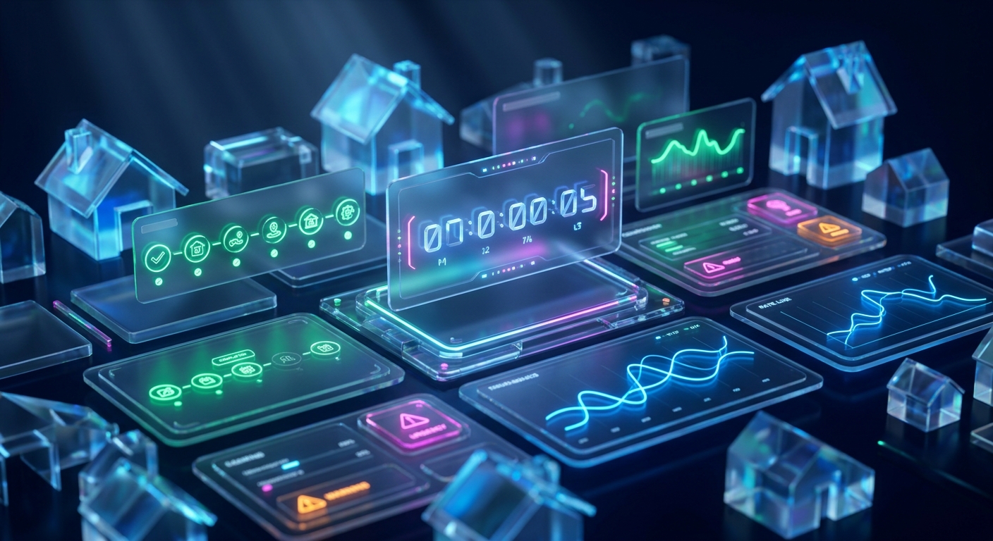 Rate lock and closing coordination control center interface